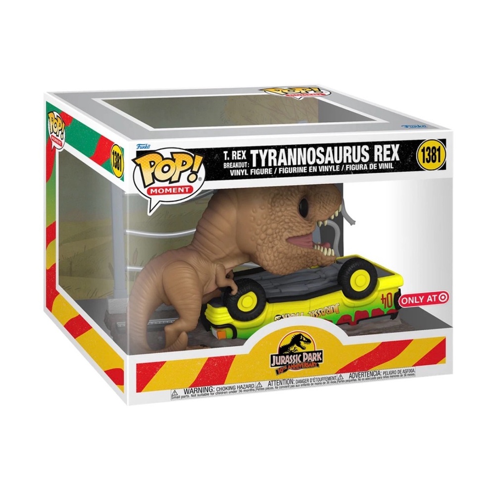 Funko Pop! Moments: Jurassic Park - T. Rex Breakout: Tyrannosaurus Rex - # 1381